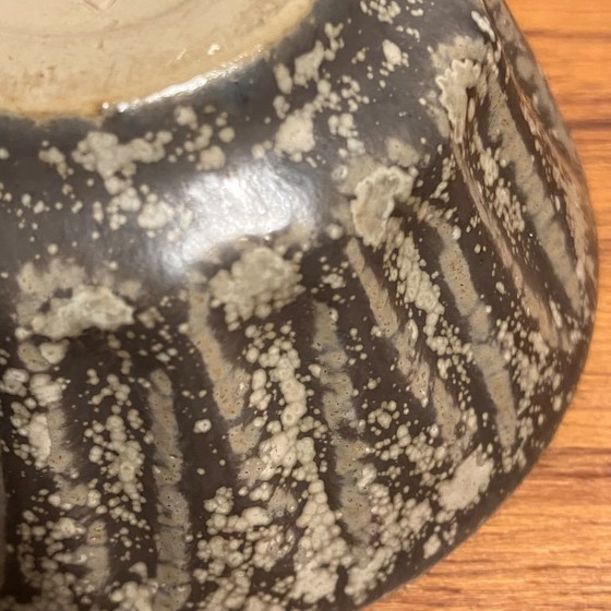 Ciotola in ceramica danese, grigio maculato, Hjorth Ceramic, Ciotole, Scandinavian (foto 7 di 8)