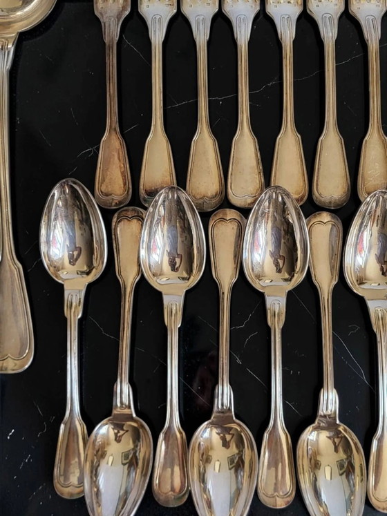 25 silver-plated cutlery sets "Les Grands Magasins du Louvre" (photo 3 of 12)