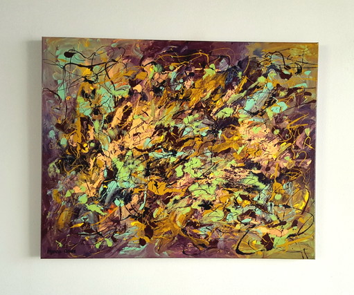 Joyful Autumn – Manou Claire, schilderijen tekeningen, Wood, Canvas (photo 2 of 9)