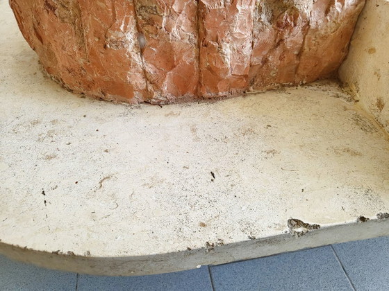 Image 1 of Vintage 1980s Magnussen Ponte coffee table in Mactan stone.