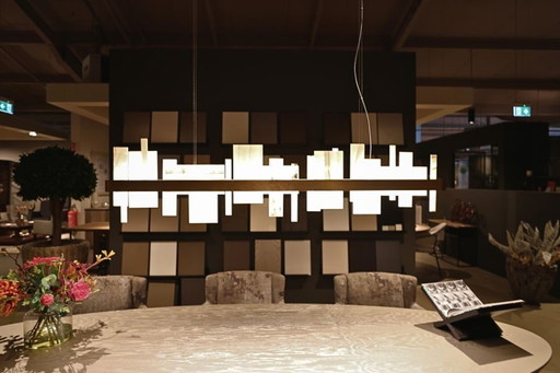 Lampe à suspension Masiero Honicé S150 de couleur G01/onyx