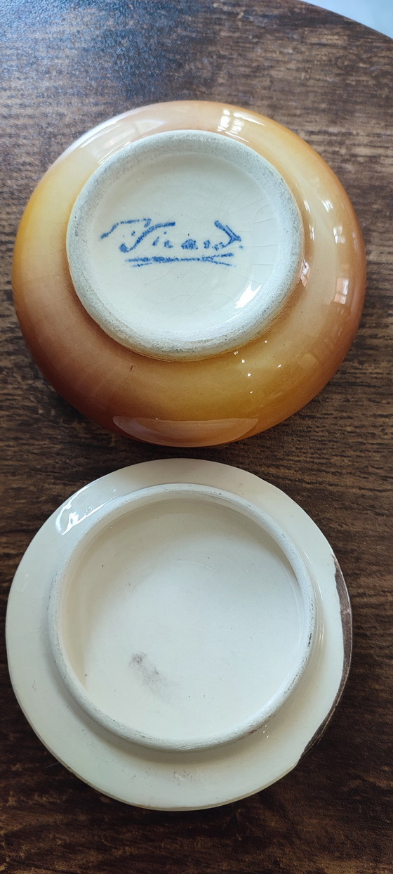 Image 1 of Bonbonnière cigale Louis Sicard in Vallauris