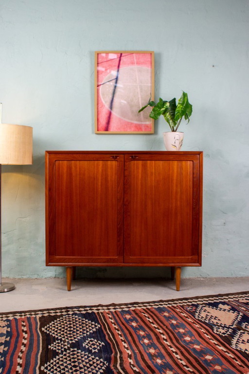 Vintage teak cabinet, highboard, chest of drawers, sideboard, HW Klein Danish