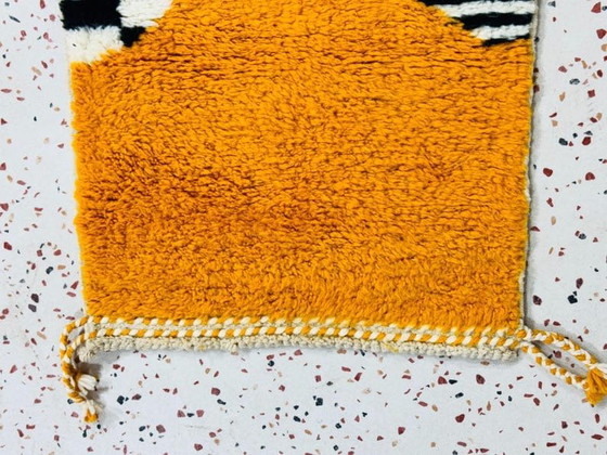 Alfombra bereber de pasillo tradicional hecha a mano con motivos coloridos 75/300 cm – Alias, Wool (photo 3 of 9)