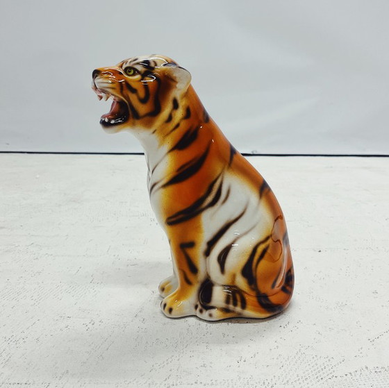 Tijger Beeld Keramiek – Ceramiche Boxer, Decoratieve objecten (photo 5 of 6)