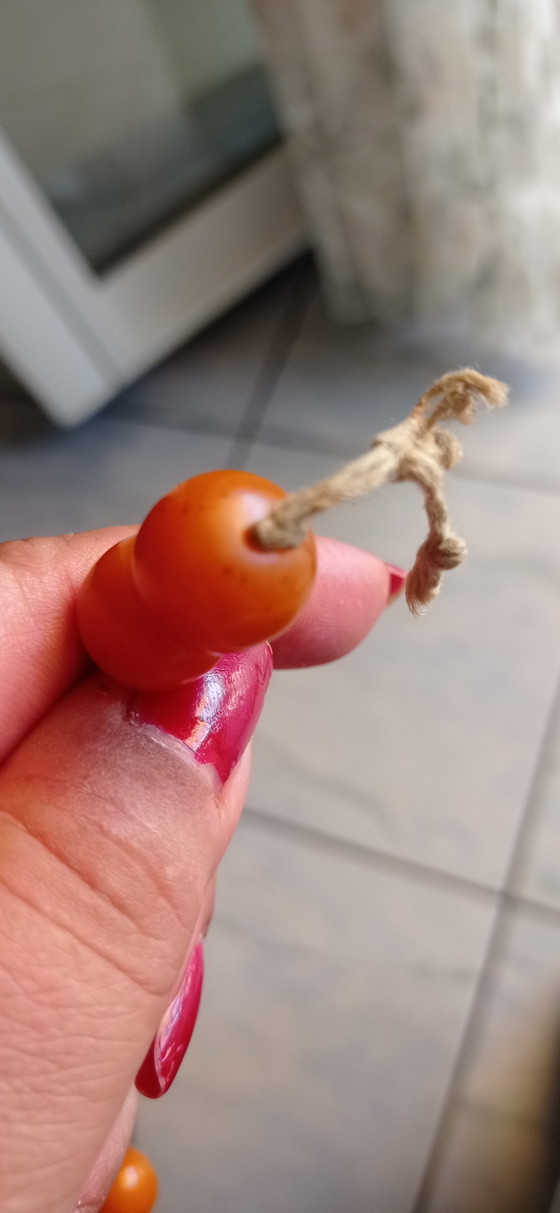 Image 1 of Faturan Bakelieten ketting, gewicht 65 g