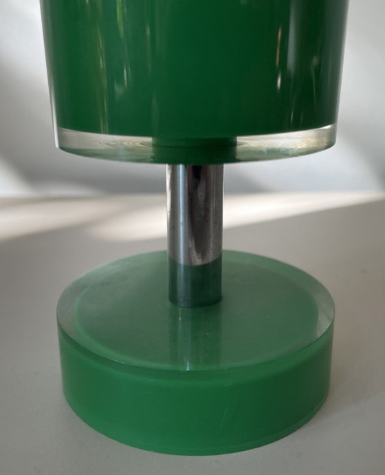Sarome - Vintage Green Space Age Table Lighter – Table accessories, Plexiglass (photo 5 of 7)