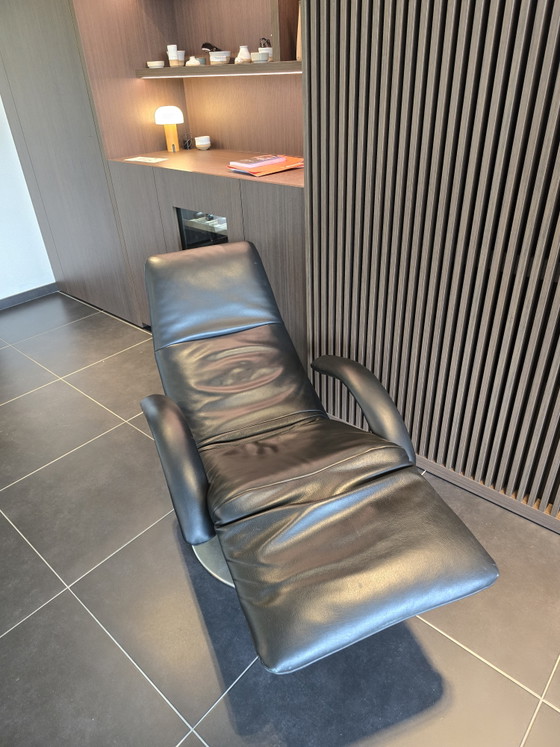Jori Relax Leer Zwart – Verstelbare relaxstoel, Leather, Metal (photo 7 of 11)