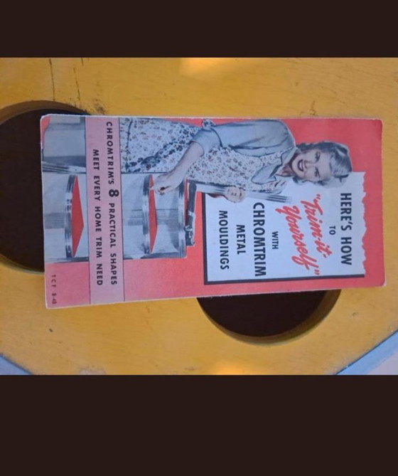 Image 1 of Authentische amerikanische Chromtrim-Werbeanzeige von 1947