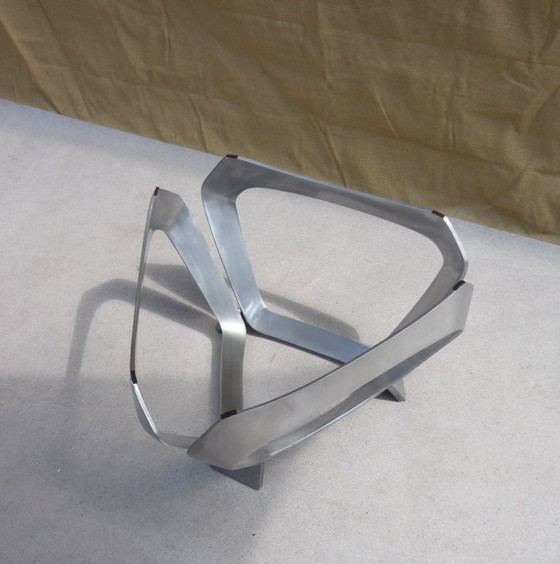 Tavolino da caffè in alluminio Knut Hesterberg – Ronald Schmitt, Tavolini da caffè, Aluminium (photo 7 of 9)