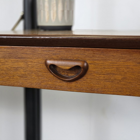 Image 1 of Louis van Teeffelen, libreria Wébé a parete in teak vintage anni '60