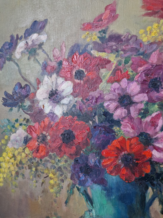 Image 1 of Bloemstilleven Raymond Charlot (1878-1923) 73 x 63cm