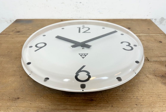 Image 1 of Vintage Office Wall Clock from Pragotron, 1980s