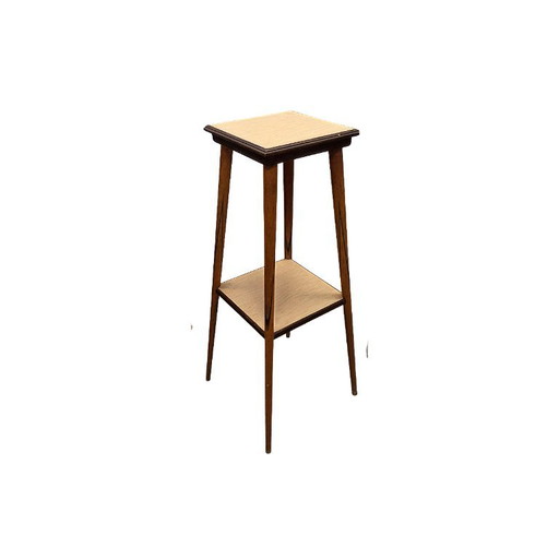 Vintage Franse Plantentafel Met Biljart Keuen, Jaren 60 – bijzettafels, Wood