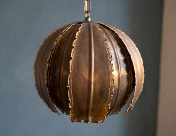 Image 1 of Lampe à Suspension danoise "Poppy" par Svend Aage Holm Sørensen