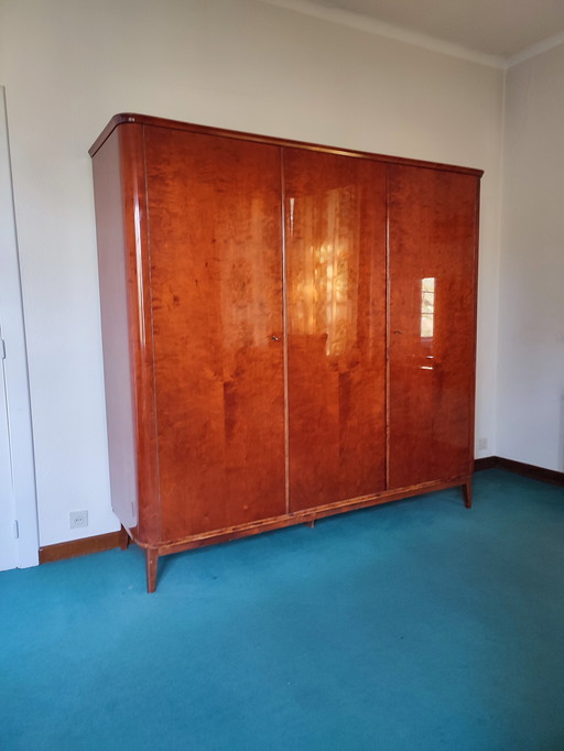 Vintage Wooden Lacquered Wardrobe with possible matching beds