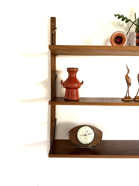 Image 1 of Vintage teak wall system, Poul Cadovius ‘60