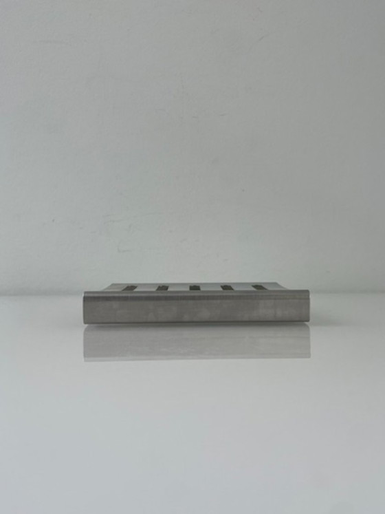 Image 1 of Elegante, rechteckige Seifenschale aus Edelstahl