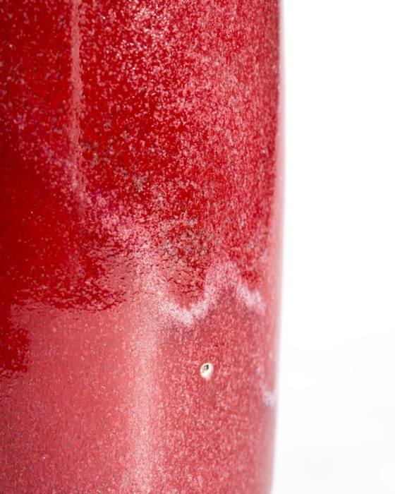 Image 1 of Wolfgang Meer Studio Ceramic Sang de Bœuf Glaze Vase Bremen West German Pottery