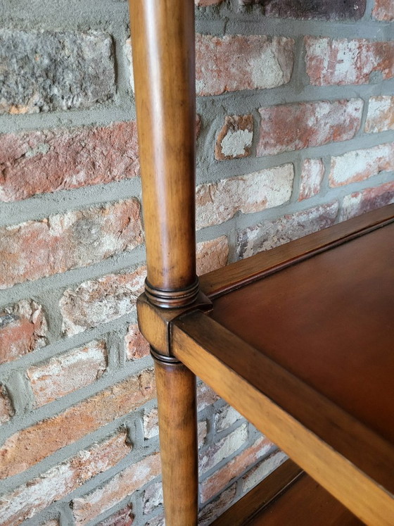 Image 1 of Mobile contenitore, divisorio o armadio a muro in legno di mogano