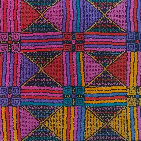 Image 1 of Magnifique tapis géométrique en laine italienne des années 1980 par Missoni pour T&J Vestor