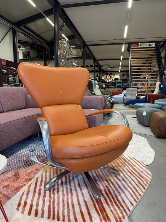 Image 1 of Leolux Formi Sillón cuero naranja