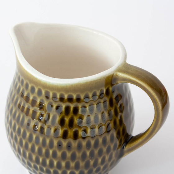 Image 1 of Set aus Keramik-Kaffeetassen und Milchkännchen von Secla, 1970er Jahre