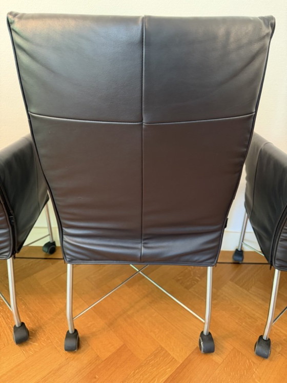 Image 1 of Montis Chaplin black dining chair 4 pieces