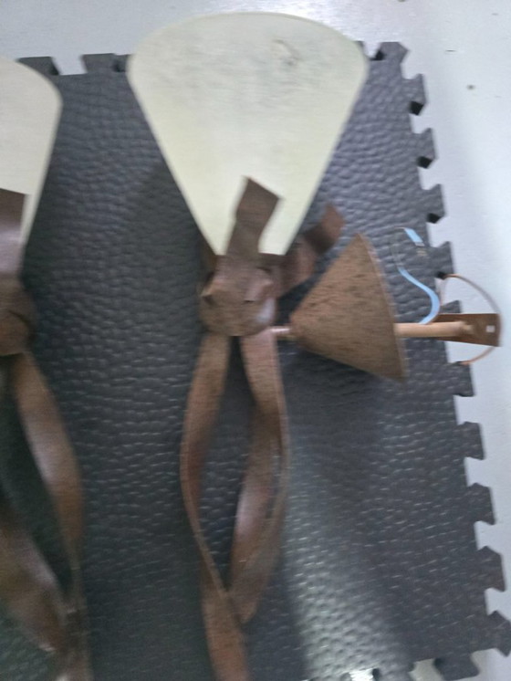 Image 1 of Ensemble de 2 appliques murales Terzani – Verre de Murano – Vintage italien