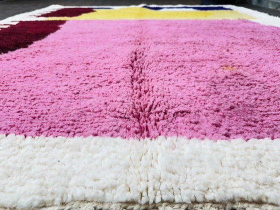 Image 1 of Marokkanischer Teppich aus Naturleinen, 300 x 150 cm 