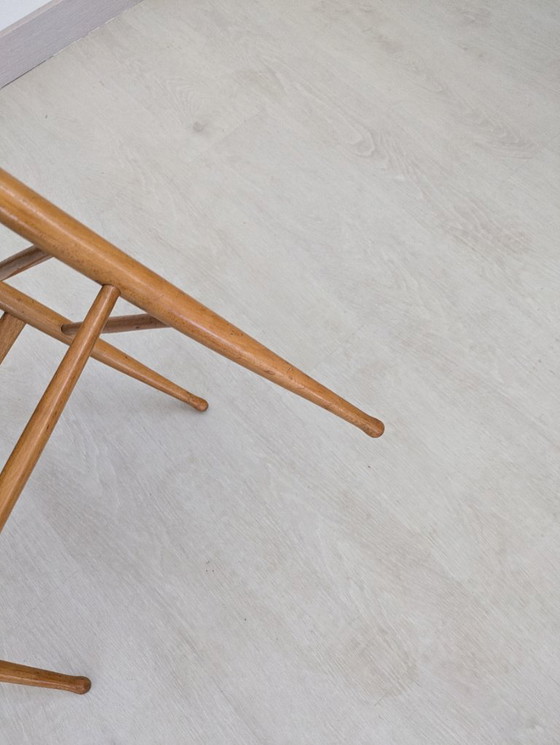 Image 1 of Authentischer Chiavarina-Stuhl aus Naturholz mit Sitzfläche aus geflochtenem Stroh - Ikone des italienischen Kunsthandwerks