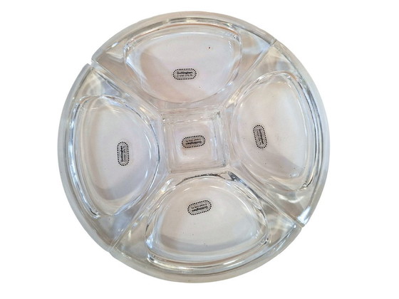 Image 1 of Gottinghen Antipasto Tray in Fine 24% Lead Crystal – Vintage Made in Italy