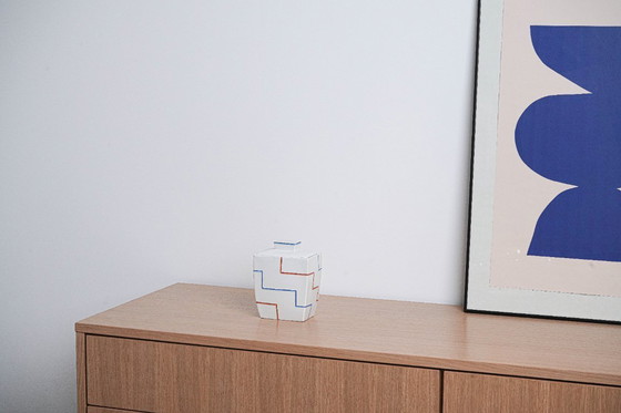 Image 1 of Ceramic vase, modernist design, 1970s, made in Italy