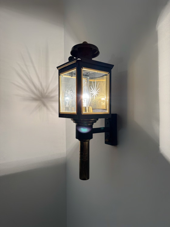Applique Lanterne Maison Arlus Anni '70 – Brass, Metal (photo 2 of 15)