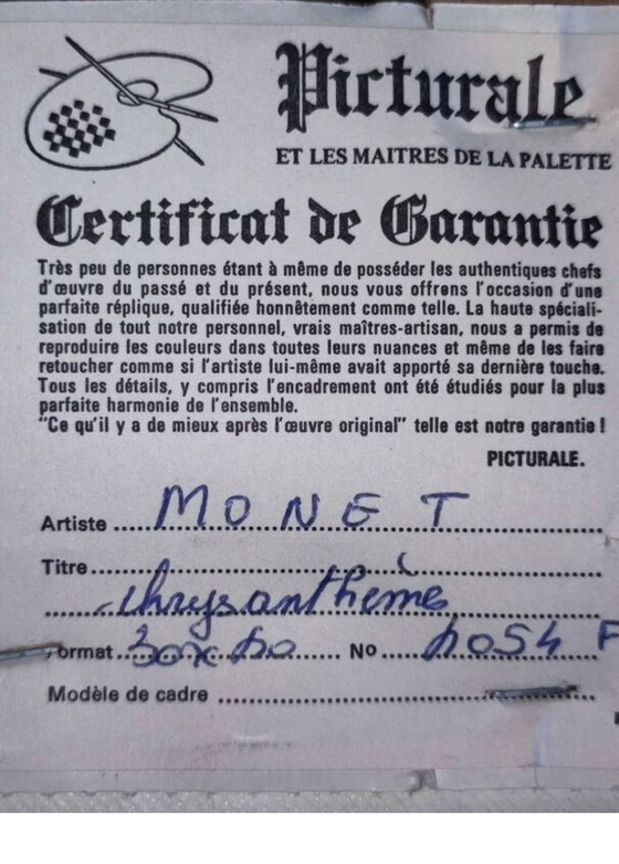 Image 1 of Pintura de crisantemos