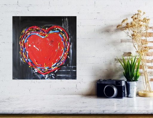 Peinture du cœur