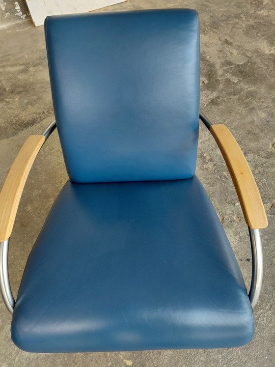 Image 1 of Gueldre 5470 | Cuir bleu vintage