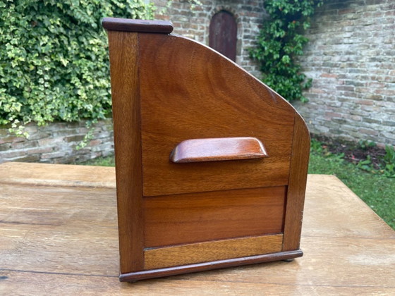 Image 1 of Meuble à volets pour votre bureau Meuble radio art déco 1923 français