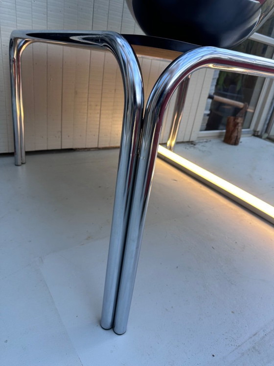 Image 1 of Tavolo da pranzo o da lavoro quadrato retrò degli anni '70 circa, in perfette condizioni