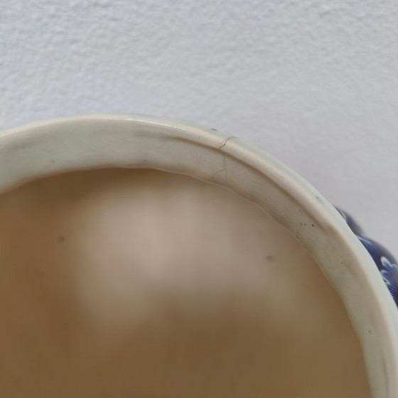 Image 1 of Vaso antico vintage in porcellana con coperchio Petrus Regout