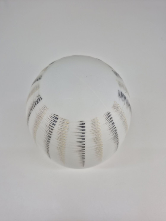 Vintage Thabur plafonnière/plafondlamp melkglas. – Plafondlampen (photo 6 of 8)