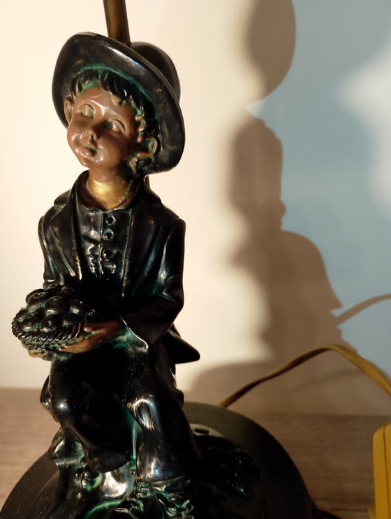 Image 1 of Coppia di lampade in porcellana effetto bronzo, Punto & Sons, Portogallo
