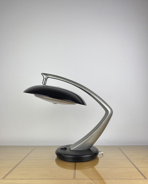 Brutalist Fase Boomerang 64 Table Lamp by Luis Pérez de la Oliva 1960s-1970s Desktop Lamp, Mid-Century, Space Age, Industrial De