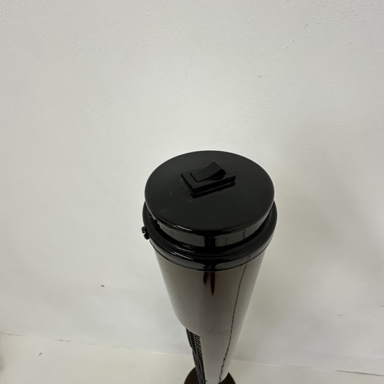 Image 1 of Jaren 70 Vloerlamp Bruin TL Buis Post Modern Vintage