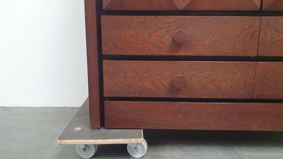 Image 1 of Brutalist vintage De Coene style barkast 70s belgie