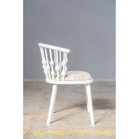 Image 1 of Set of 6 vintage beech chairs, 1970