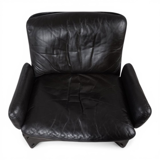 Image 1 of Fauteuil lounge en cuir Carl Straub, 1970
