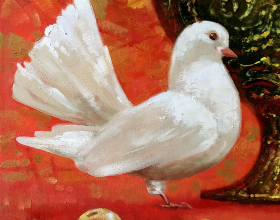 Originales Ölgemälde „Schale der Liebe“ – Gemälde & Zeichnungen, Canvas (photo 7 of 13)