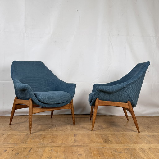 2x Julia Gaubek Fauteuils 1960