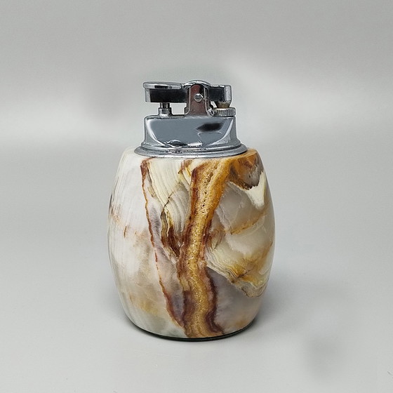 Image 1 of 1960s Gorgeous Smoking Set in Onyx, Made in Italy